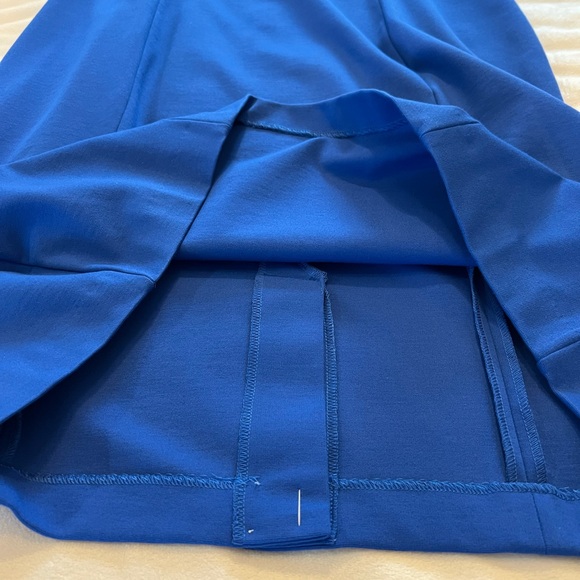 🎉Host Pick🎉Talbots Royal Blue Dress w/Decorative Pearl Neckline Size 16 - Picture 11 of 13